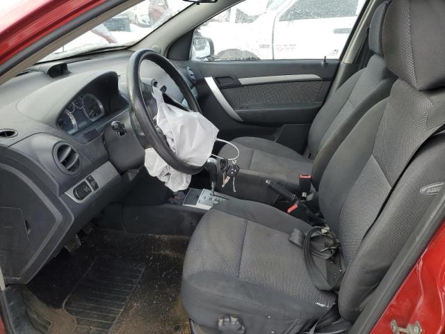 KL1TD5DE5BB203050 - 2011 CHEVROLET AVEO LS 红色 照片 7