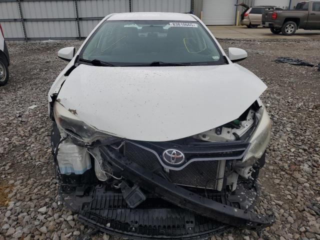 5YFBURHE3GP556739 - 2016 TOYOTA COROLLA L WHITE photo 5