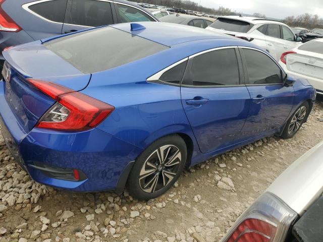JHMFC1F70JX021160 - 2018 HONDA CIVIC EXL ლურჯი ფოტო 3