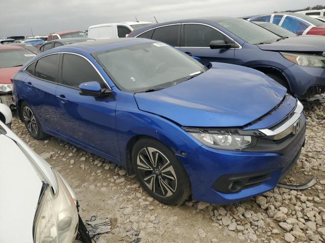 JHMFC1F70JX021160 - 2018 HONDA CIVIC EXL ლურჯი ფოტო 4