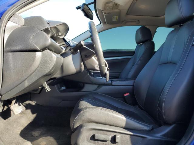 JHMFC1F70JX021160 - 2018 HONDA CIVIC EXL ლურჯი ფოტო 7