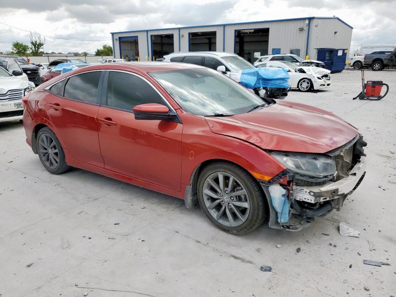 19XFC1F36LE008222 - 2020 HONDA CIVIC EX BURGUNDY photo 4