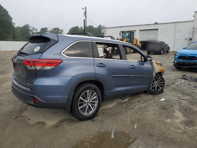 5TDJZRFH8KS929297 - 2019 TOYOTA HIGHLANDER SE Mavi fotoğraf 3