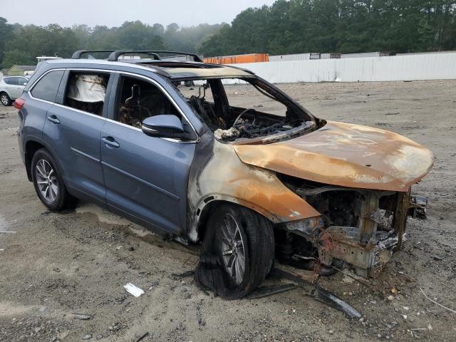 5TDJZRFH8KS929297 - 2019 TOYOTA HIGHLANDER SE Mavi fotoğraf 4