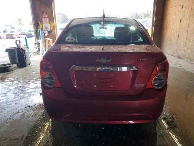 1G1JC5SG9D4114069 - 2013 CHEVROLET SONIC LT RED photo 6