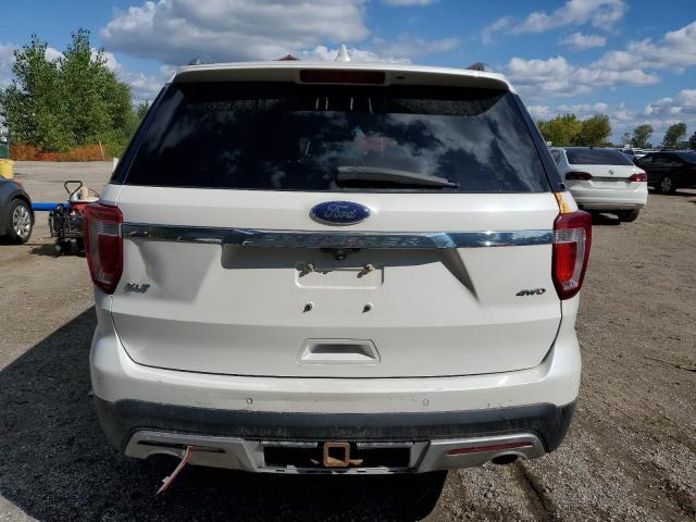 1FM5K8D85HGC01342 - 2017 FORD EXPLORER XLT Ақ фото 6