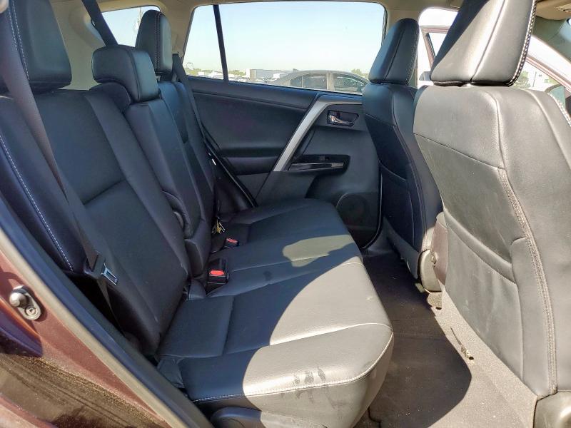 2T3YFREV9JW429368 - 2018 TOYOTA RAV4 LIMITED მუქწითელი ფოტო 10