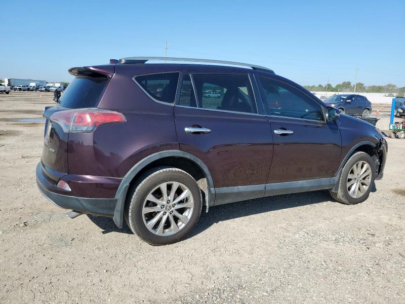 2T3YFREV9JW429368 - 2018 TOYOTA RAV4 LIMITED მუქწითელი ფოტო 3