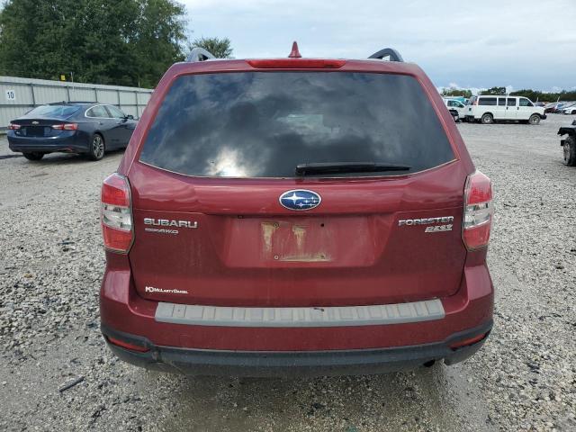 JF2SJADC5GH497012 - 2016 SUBARU FORESTER 2.5I PREMIUM Czerwony zdjęcie 6