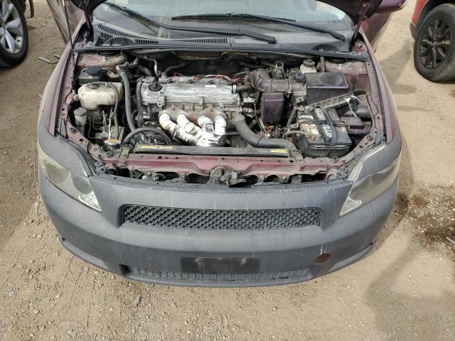 JTKDE177850018810 - 2005 TOYOTA SCION TC მუქწითელი ფოტო 11