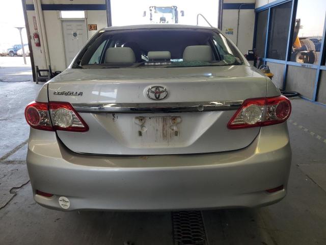 2T1BU4EE7DC091773 - 2013 TOYOTA COROLLA BASE SILVER photo 6