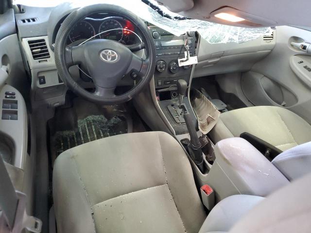 2T1BU4EE7DC091773 - 2013 TOYOTA COROLLA BASE SILVER photo 8