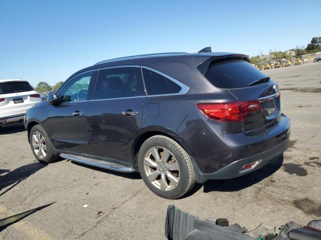 5FRYD4H8XEB034155 - 2014 ACURA MDX ADVANCE GRAY photo 2