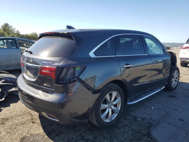 5FRYD4H8XEB034155 - 2014 ACURA MDX ADVANCE GRAY photo 3