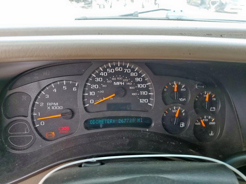 1GCEC19T93Z125501 - 2003 CHEVROLET SILVERADO C1500 ლურჯი ფოტო 9