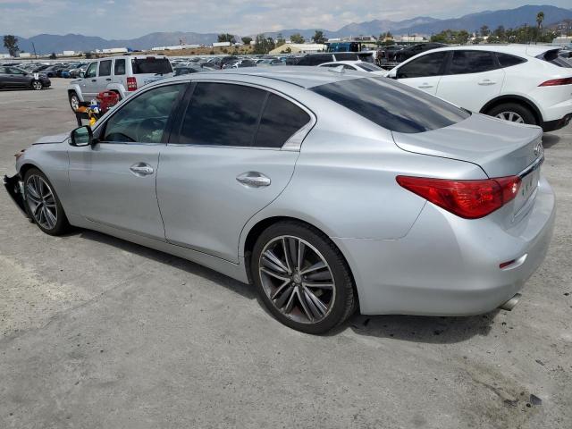 JN1BV7AP0FM338243 - 2015 INFINITI Q50 BASE ვერცხლისფერი ფოტო 2