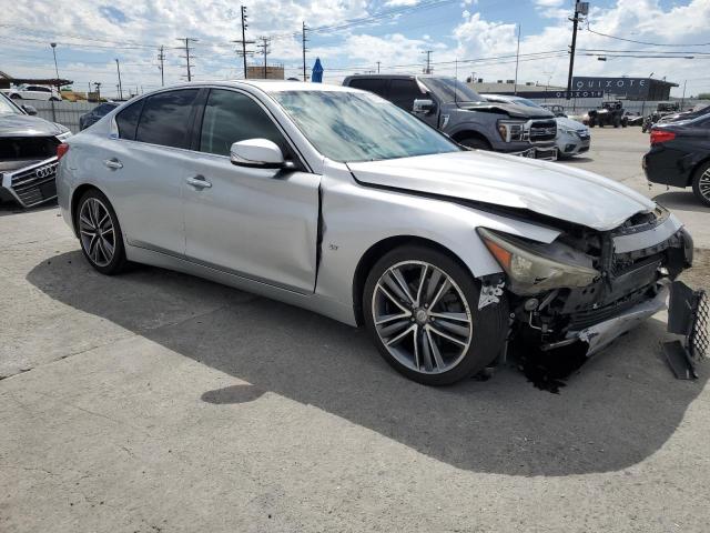 JN1BV7AP0FM338243 - 2015 INFINITI Q50 BASE ვერცხლისფერი ფოტო 4