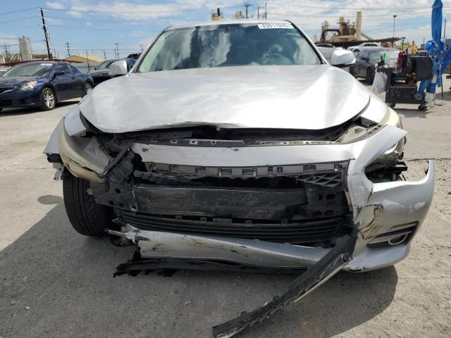 JN1BV7AP0FM338243 - 2015 INFINITI Q50 BASE ვერცხლისფერი ფოტო 5