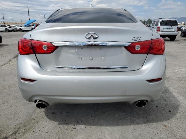 JN1BV7AP0FM338243 - 2015 INFINITI Q50 BASE ვერცხლისფერი ფოტო 6