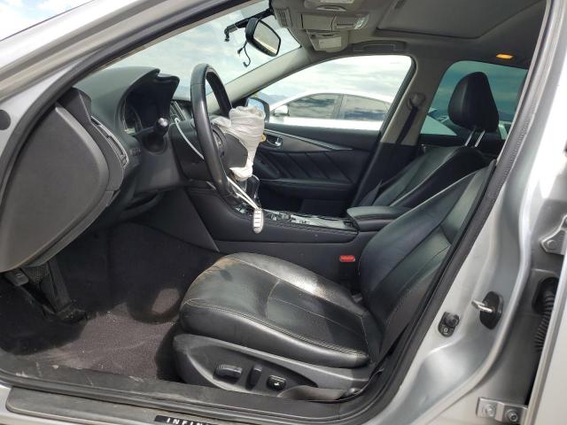 JN1BV7AP0FM338243 - 2015 INFINITI Q50 BASE ვერცხლისფერი ფოტო 7