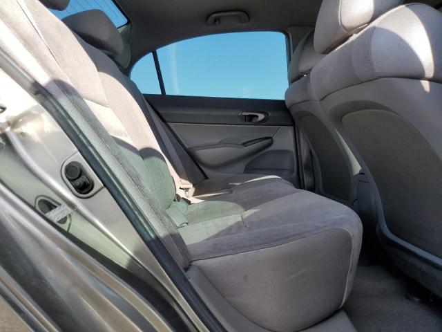 JHMFA16568S001300 - 2008 HONDA CIVIC LX GRAY photo 10