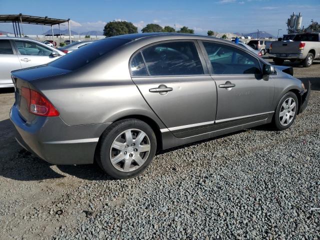 JHMFA16568S001300 - 2008 HONDA CIVIC LX GRAY photo 3