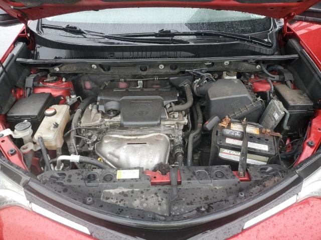 JTMBFREV6GJ090243 - 2016 TOYOTA RAV4 LE წითელი ფოტო 11
