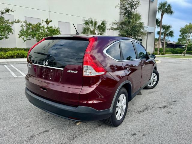 5J6RM4H5XDL027563 - 2013 HONDA CR-V EX RED photo 4