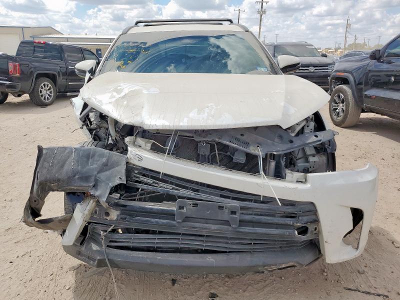 5TDKZRFH9KS354552 - 2019 TOYOTA HIGHLANDER SE Biały zdjęcie 5