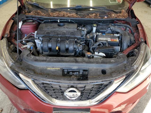 3N1AB7AP8GY336789 - 2016 NISSAN SENTRA S RED photo 11