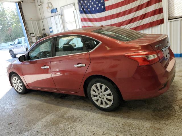 3N1AB7AP8GY336789 - 2016 NISSAN SENTRA S RED photo 2