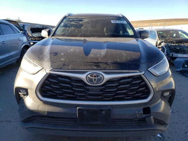 5TDGZRBH9MS141826 - 2021 TOYOTA HIGHLANDER XLE BLACK photo 5