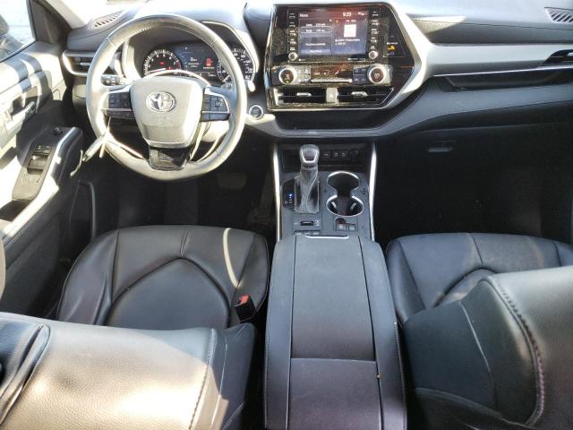 5TDGZRBH9MS141826 - 2021 TOYOTA HIGHLANDER XLE BLACK photo 8