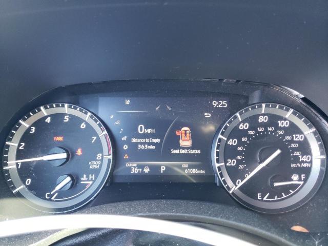 5TDGZRBH9MS141826 - 2021 TOYOTA HIGHLANDER XLE BLACK photo 9