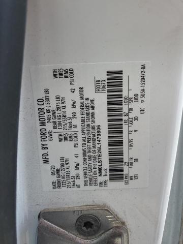 NM0LS7E26L1479806 - 2020 FORD TRANSIT CONNECT XL WHITE photo 12