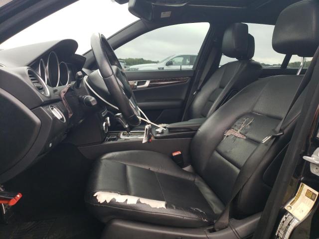 WDDGF8BB0CF910510 - 2012 MERCEDES-BENZ C 300 4MATIC BLACK photo 7
