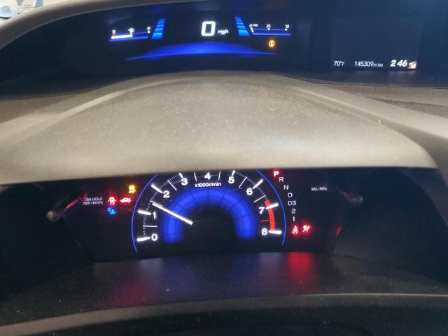 19XFB2F88CE090782 - 2012 HONDA CIVIC EX BLACK photo 9