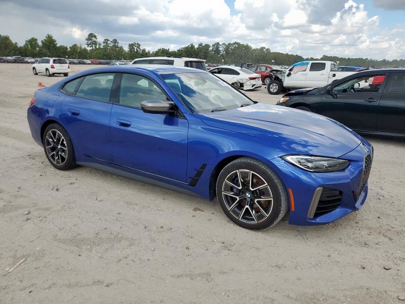 WBA63AW01RFS22827 - 2024 BMW M440I GRAN COUPE BLUE photo 4