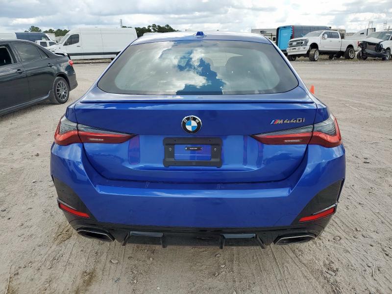 WBA63AW01RFS22827 - 2024 BMW M440I GRAN COUPE BLUE photo 6
