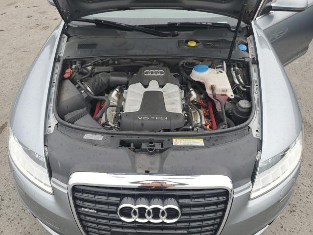 WAUKGAFB2BN064532 - 2011 AUDI A6 PRESTIGE Szary zdjęcie 11