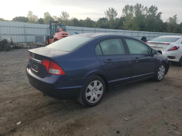 2HGFA16509H517003 - 2009 HONDA CIVIC LX BLUE photo 3