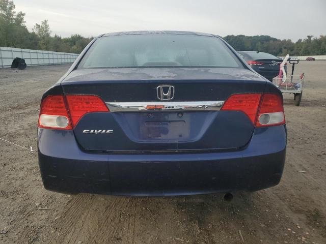 2HGFA16509H517003 - 2009 HONDA CIVIC LX BLUE photo 6