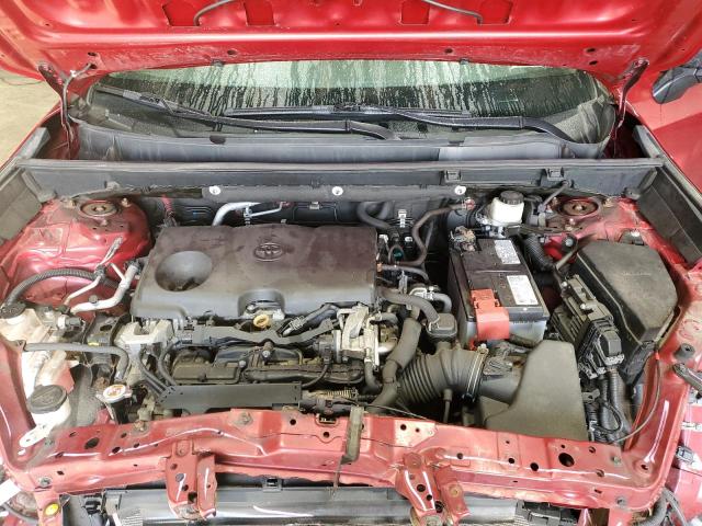 2T3F1RFV5KC055638 - 2019 TOYOTA RAV4 LE Марун фото 12