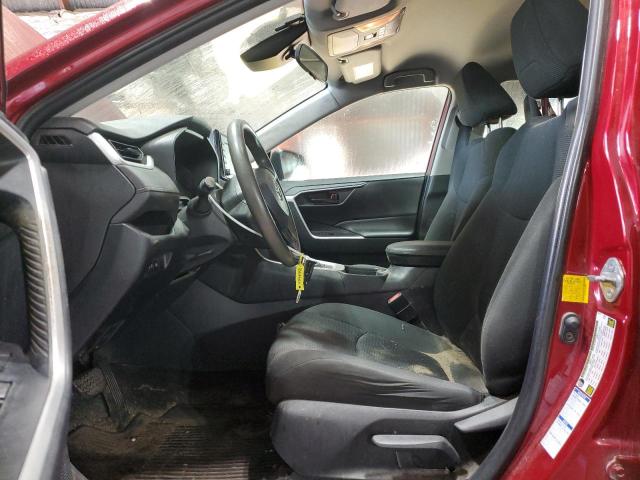 2T3F1RFV5KC055638 - 2019 TOYOTA RAV4 LE Марун фото 7