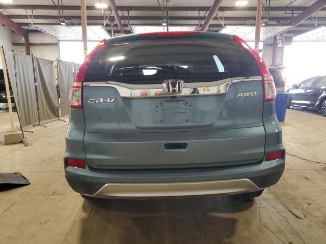 2HKRM4H54GH633035 - 2016 HONDA CR-V EX BLUE photo 6