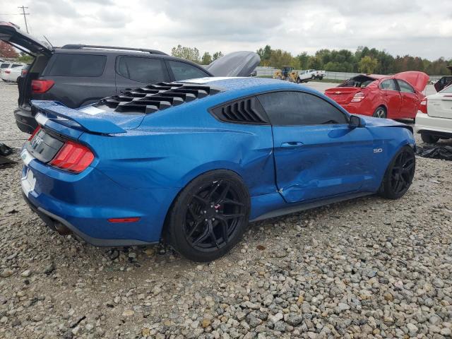 1FA6P8CF9K5166596 - 2019 FORD MUSTANG GT ლურჯი ფოტო 3