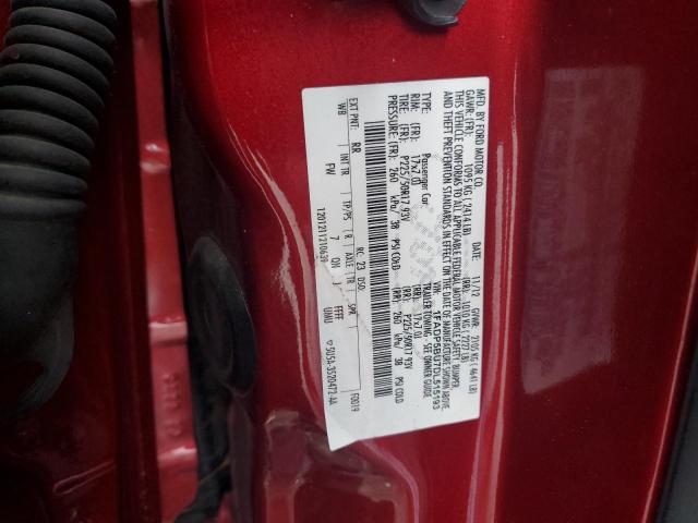 1FADP5BU7DL515193 - 2013 FORD C-MAX SEL أحمر صورة 13