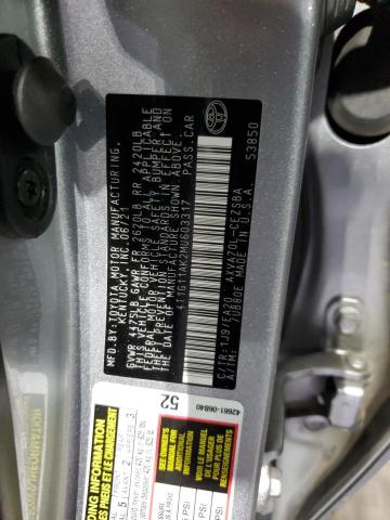 4T1G11AK2MU603317 - 2021 TOYOTA CAMRY SE 银色 照片 12
