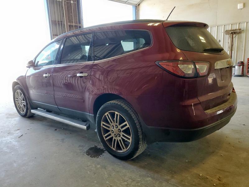 1GNKRGKD4FJ230089 - 2015 CHEVROLET TRAVERSE LT 勃艮第红 照片 2