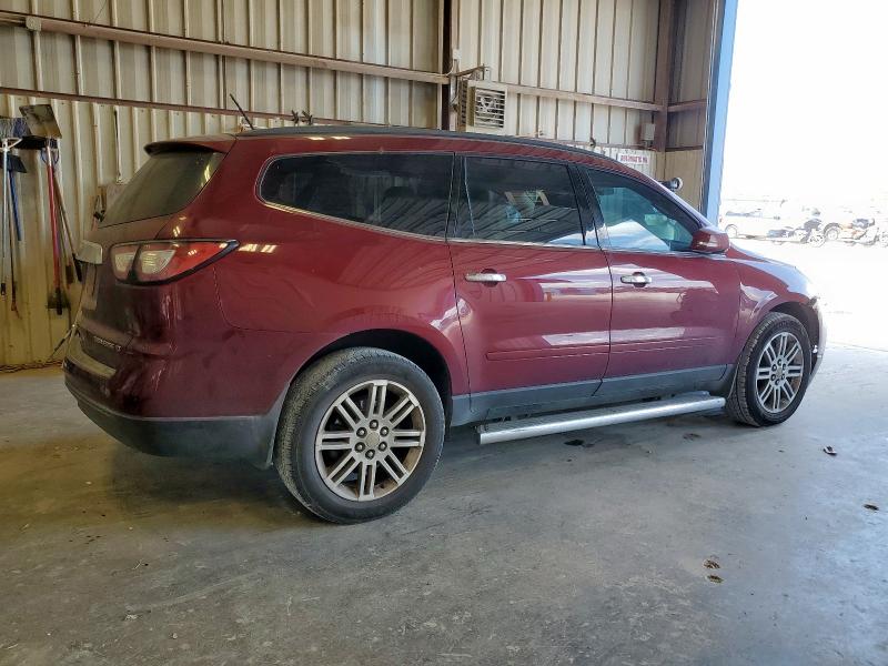 1GNKRGKD4FJ230089 - 2015 CHEVROLET TRAVERSE LT 勃艮第红 照片 3